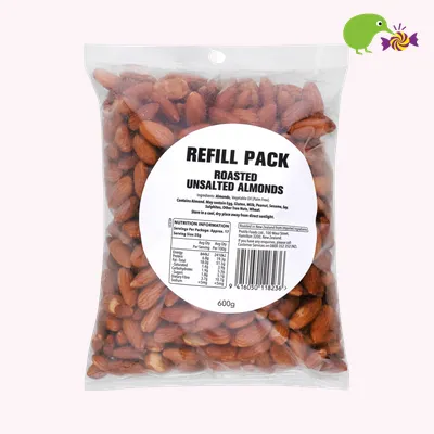 Roasted Unsalted Almonds Refill Pack