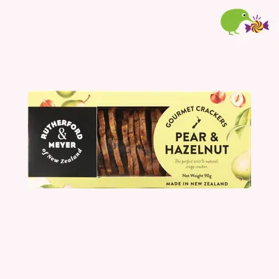Rutherford & Meyer Pear & Hazelnut Gourmet Crackers