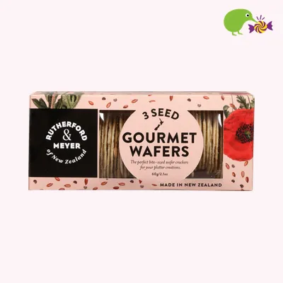 Rutherford & Meyer Three Seed Gourmet Wafers