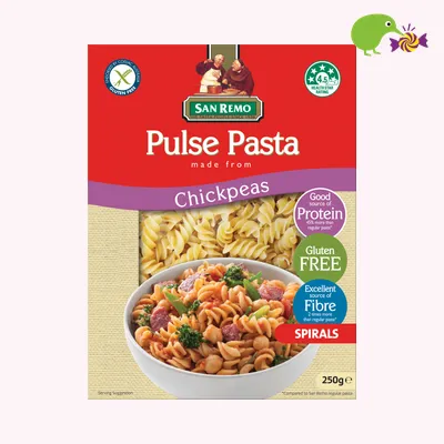 San Remo Chickpeas Spirals Pulse Pasta