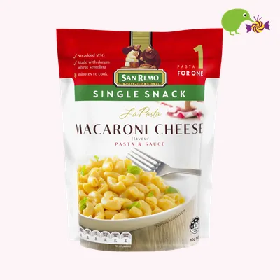 San Remo La Pasta Macaroni Cheese Pasta & Sauce Single Snack