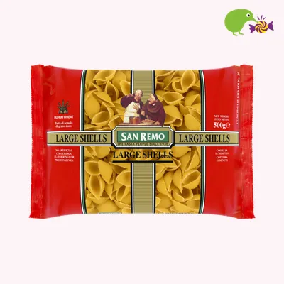 San Remo Large Shells Pasta