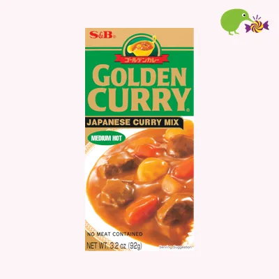 S&B Medium Hot Japanese Golden Curry Sauce Mix