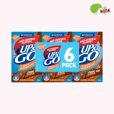 Sanitarium Up & Go No Added Sugar Choc Ice Flavour Liquid Breakfast