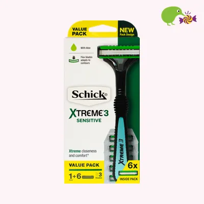 Schick Xtreme 3 Hybrid Disposable Razor System