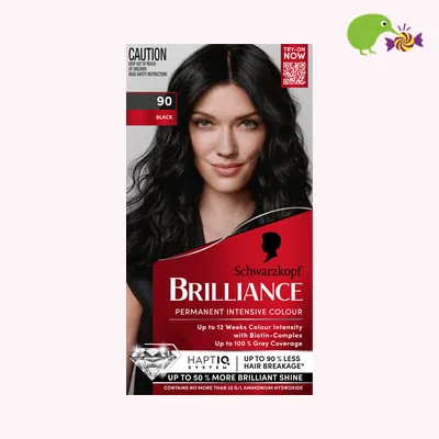 Schwarzkopf Brilliance 90 Black Permanent Hair Colour