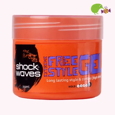 Shockwaves Extreme Free Style Hair Gel High Shine