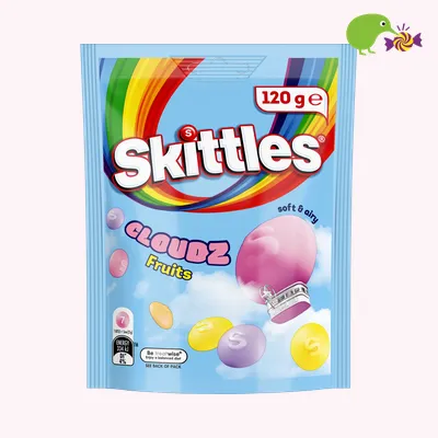 Skittles Cloudz Fruits Chewy Lollies Snack & Share Bag