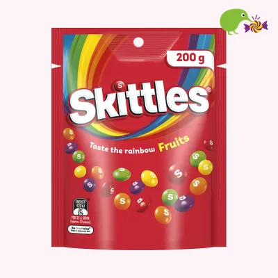 Skittles Fruits Chewy Lollies Bag