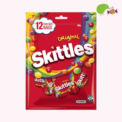 Skittles Fruits Chewy Lollies Funsize 12 Piece Share Bag