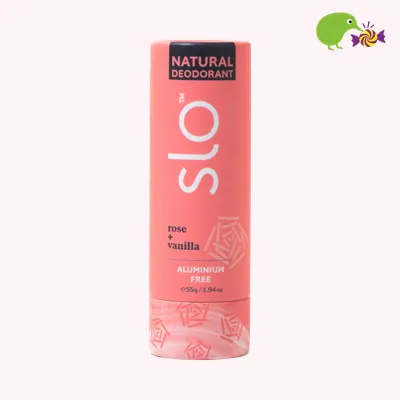 Slo Rose & Vanilla Natural Deodorant