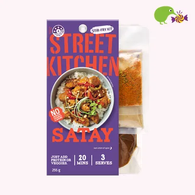 Street Kitchen Malaysian Peanut Satay Asian Stir Fry Kit