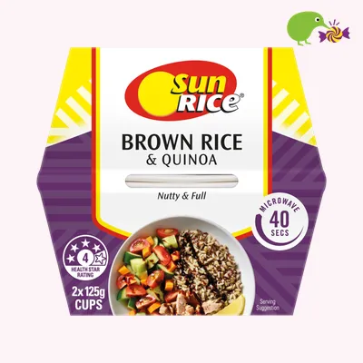 SunRice Brown Rice & Quinoa Cups