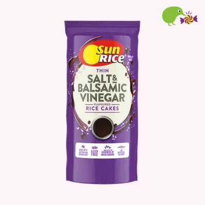 SunRice Thin Salt & Balsamic Vinegar Flavoured Rice Cakes