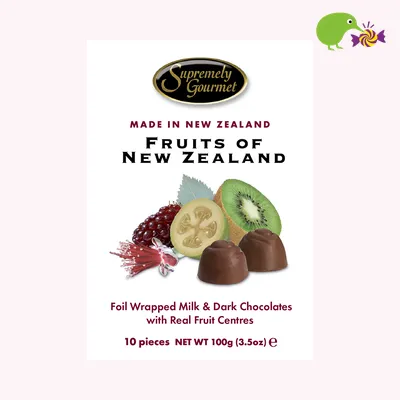 Supremely Gourmet Fruits Of New Zealand Chocolates