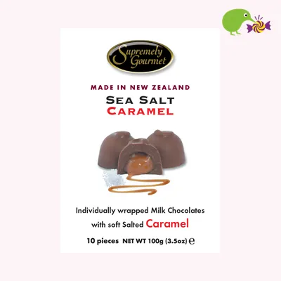 Supremely Gourmet Sea Salt Caramel Milk Chocolates