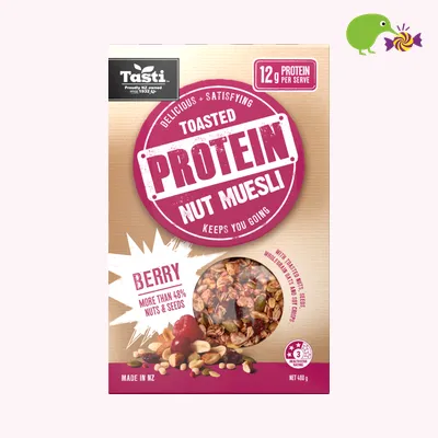 Tasti Berry Toasted Protein Nut Muesli