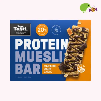 Tasti Caramel Dark Choc Protein Muesli Bar