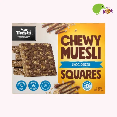 Tasti Choc Drizzle Chewy Muesli Squares