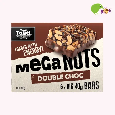 Tasti Meganuts Double Choc Bars