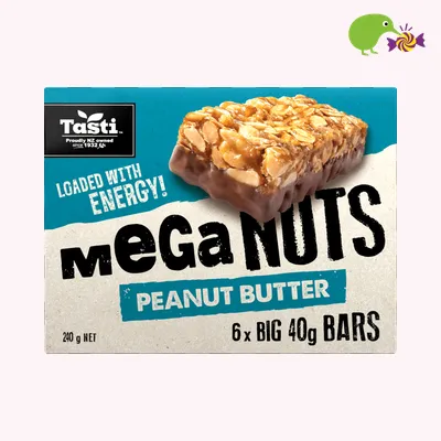 Tasti Meganuts Peanut Butter Bars