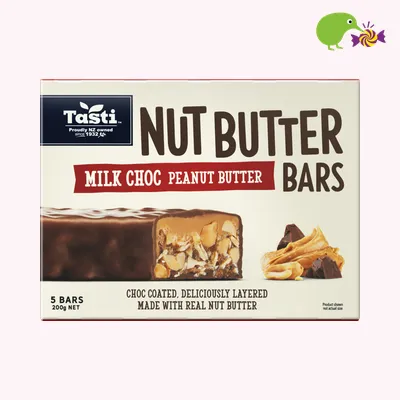 Tasti Milk Choc Peanut Butter Nut Butter Bars