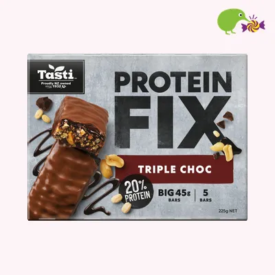 Tasti Protein Fix Triple Chocolate Bars