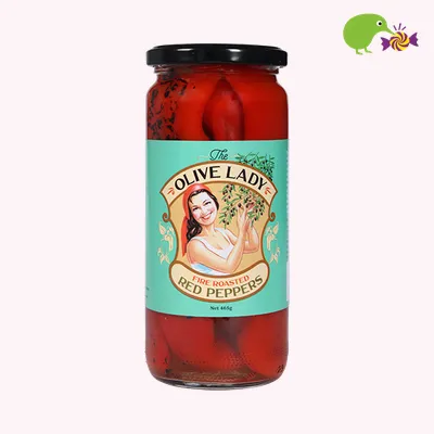 The Olive Lady Fire Roasted Red Peppers