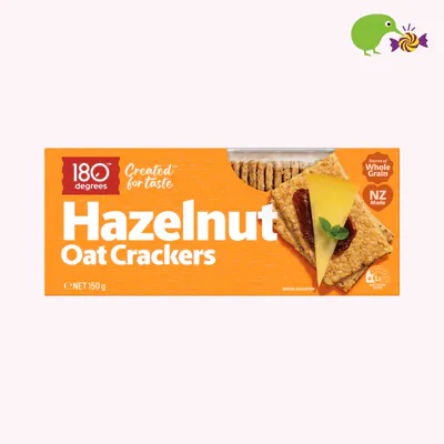 180 Degrees Hazelnut Oat Crackers