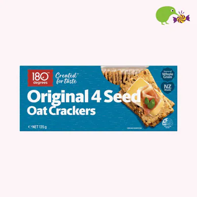 180 Degrees Original 4 Seed Oat Crackers