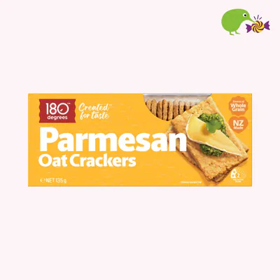 180 Degrees Parmesan Oat Crackers