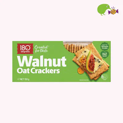 180 Degrees Walnut Oat Crackers