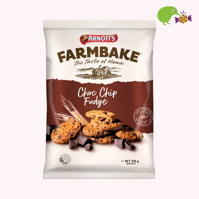 Arnott's Farmbake Choc Chip Fudge Biscuits