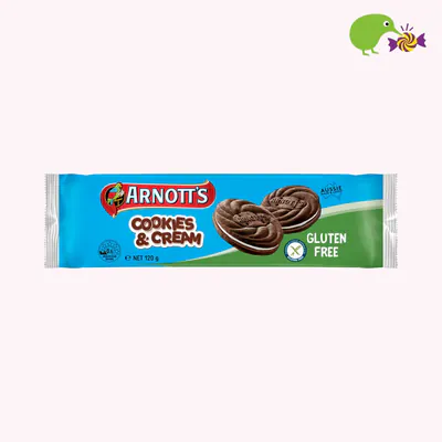 Arnott's Gluten Free Cookies & Cream Biscuits