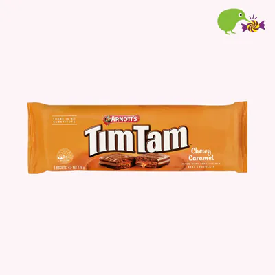 Arnott's Tim Tam Chewy Caramel Chocolate Biscuits