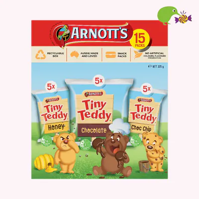 Arnott's Tiny Teddy Variety Biscuits
