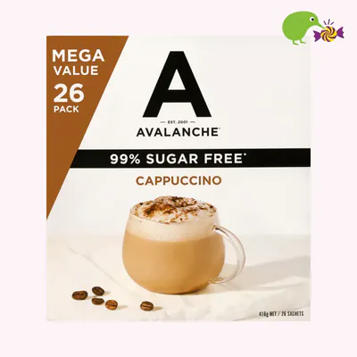 Avalanche 99% Sugar Free Cappuccino Coffee Sachets