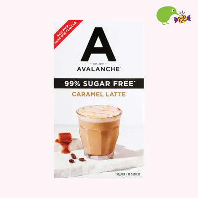 Avalanche 99% Sugar Free Caramel Latte Coffee Sticks