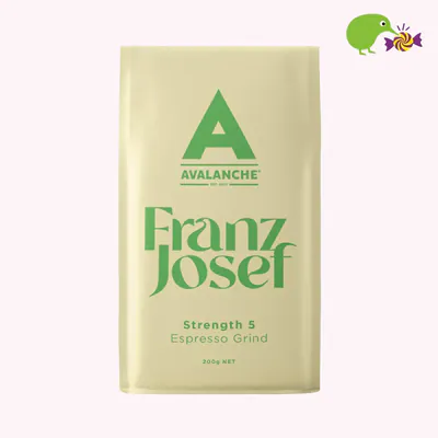Avalanche Franz Josef Strength 5 Espresso Grind Coffee