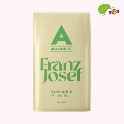 Avalanche Franz Josef Strength 5 Whole Bean Coffee