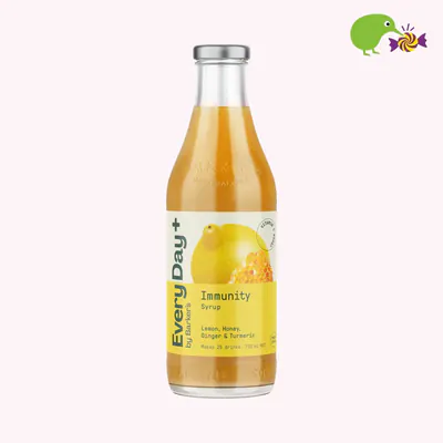 Barker's Immunity Lemon Honey Ginger & Turmeric Syrup