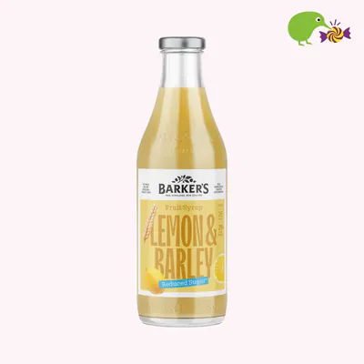 Barker's Lemon & Barley Reduced Sugar Fruit Syrup