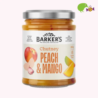 Barker's Peach & Mango Chutney