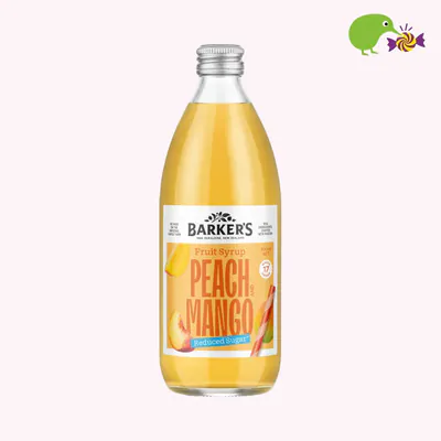 Barker's Peach & Mango Soda Syrup