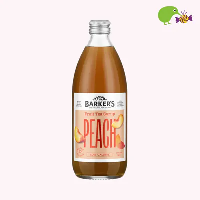 Barker's Peach Fruit Tea Syrup