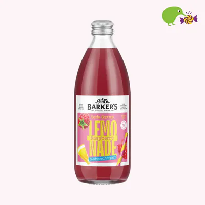 Barker's Raspberry Lemonade Soda Syrup