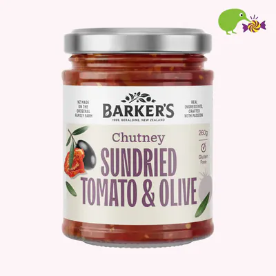 Barker's Sundried Tomato & Olive Chutney