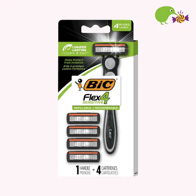 Bic Hybrid 4 Flex Sensitive Disposable Razor