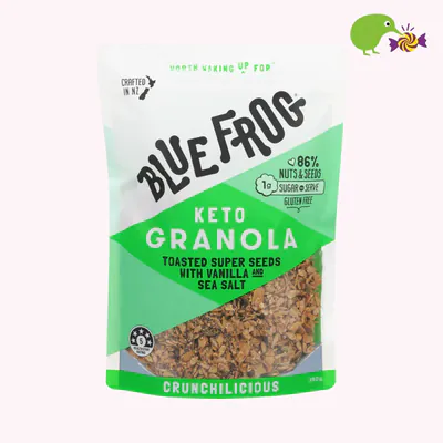 Blue Frog Keto Toasted Super Seeds With Vanilla Granola