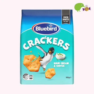 Bluebird Sour Cream & Chives Crackers